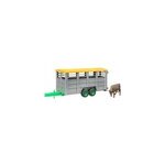 Wagon à bestiaux avec vache, modèle réduit de voiture Wagon à bestiaux avec vache, modèle réduit de voiture