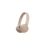 Wh - ch520 casque sans fil arceau appels / musique usb type - c bluetooth socle de chargement cr�me on ...