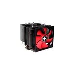 Xc044 syst�me de refroidissement d ordinateur processeur refroidisseur 9, 2 cm noir, rouge refroidisseur ...