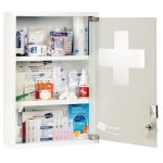 Armoire  pharmacie fdration football 1 porte vitre - garnie