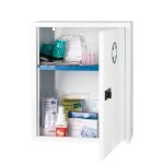 Armoire  pharmacie medi basic 1 porte garnie - serrure  code