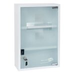 Armoire  pharmacie mtal 1 porte vitre - vide