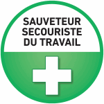 Ecusson sauveteur secouriste du travail