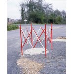 Barri�re de chantier carr�e extensible