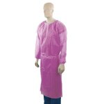 Blouse jetable en non - tiss rose