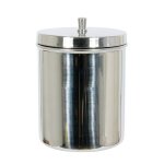 Bote  coton mdicale en inox