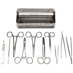Bo�tes de petite chirurgie 10 instruments chirurgicaux