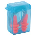 Bouchons d'oreilles r�utilisables 32 db avec cordon et �tui de rangement