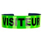Brassards de s�curit� auto - enroulants - visiteur