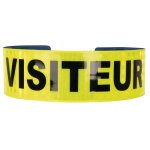 Brassards de s�curit� auto - enroulants - visiteur