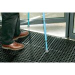 Caillebotis d'entre pmr bords droits