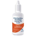 Chlorhexidine alcoolique color�e 2%