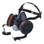 Demi - masque respiratoire bi - filtre en silicone honeywell