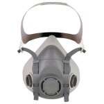 Demi - masque respiratoire dmt en polypropylne avec 2 brides rglables