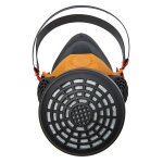 Demi - masque respiratoire monofiltre en caoutchouc