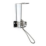 Distributeur mural en inox pour flacon airless 1 l