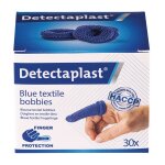 Doigtiers bleus en textile