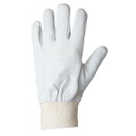 Gants en cuir de ch�vre avec poignet �lastique