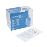 Gants nitrile blancs st�riles non poudr�s polysem