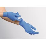 Gants nitrile bleus st�riles peha - soft�