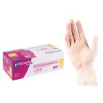 Gants polysem en vinyle non poudr�s
