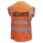 Gilets haute visibilit avec marquage scurit