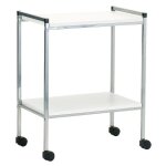 Gu�ridon m�dical 2 plateaux ecomax