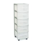 Guridon mdical en plastique 3 ou 5 tiroirs
