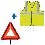 Kit triangle + gilet de signalisation