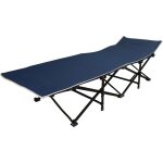 Lit de camp parapluie bleu