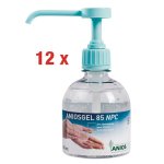 Lot de 12 gels hydroalcooliques aniosgel 85 npc 300 ml