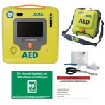 Pack dea aed 3 + housse + signal�tique adh�sive + kit 1ers secours + �tiquette de maintenance