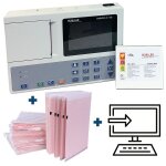 Pack ecg schiller cardiovit at1 g2 avec logiciel etm et papier ecg