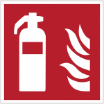 Panneau iso 7010 extincteur d'incendie