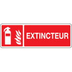 Panneau iso 7010 avec texte extincteur