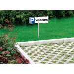 Panneau place de parking - visiteurs