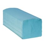 Papier essuie - mains pli bleu agroalimentaire