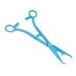 Pince de pozzi droite ou coud�e st�rile � usage unique