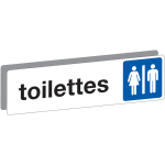 Plaque toilettes homme / femme