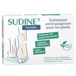 Poudre antitranspirante pour les pieds sudine, 6 sachets doubles