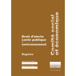 Registre droit d'alerte sant publique et environnement