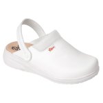 Sabot mdical femme blanc avec semelle anatomique