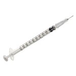 Seringues 3 pices bd plastipak 1 ml avec aiguille