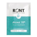 Serviettes impr�gn�es alcool isopropylique 70%