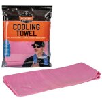 Serviette rose rafra�chissante par �vaporation humide ergodyne 6602