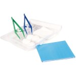 Set de pansement strile avec champ, tampons et compresses