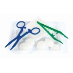 Set de pansement avec tampons et compresses