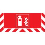 Signalisation au sol incendie extincteur