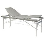 Table de massage pliante en aluminium avec trou visage