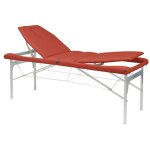 Table de massage pliante en aluminium avec trou visage